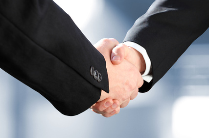 Erfolg im Business | Handshake